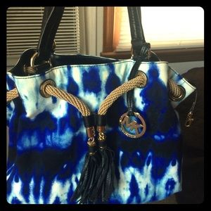Michael Kors marina tie dye Large gathered Tote